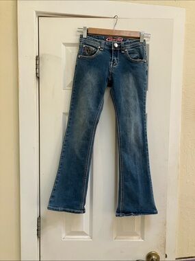 Cowgirl Girls' Bootcut Jeans — Blue Denim
